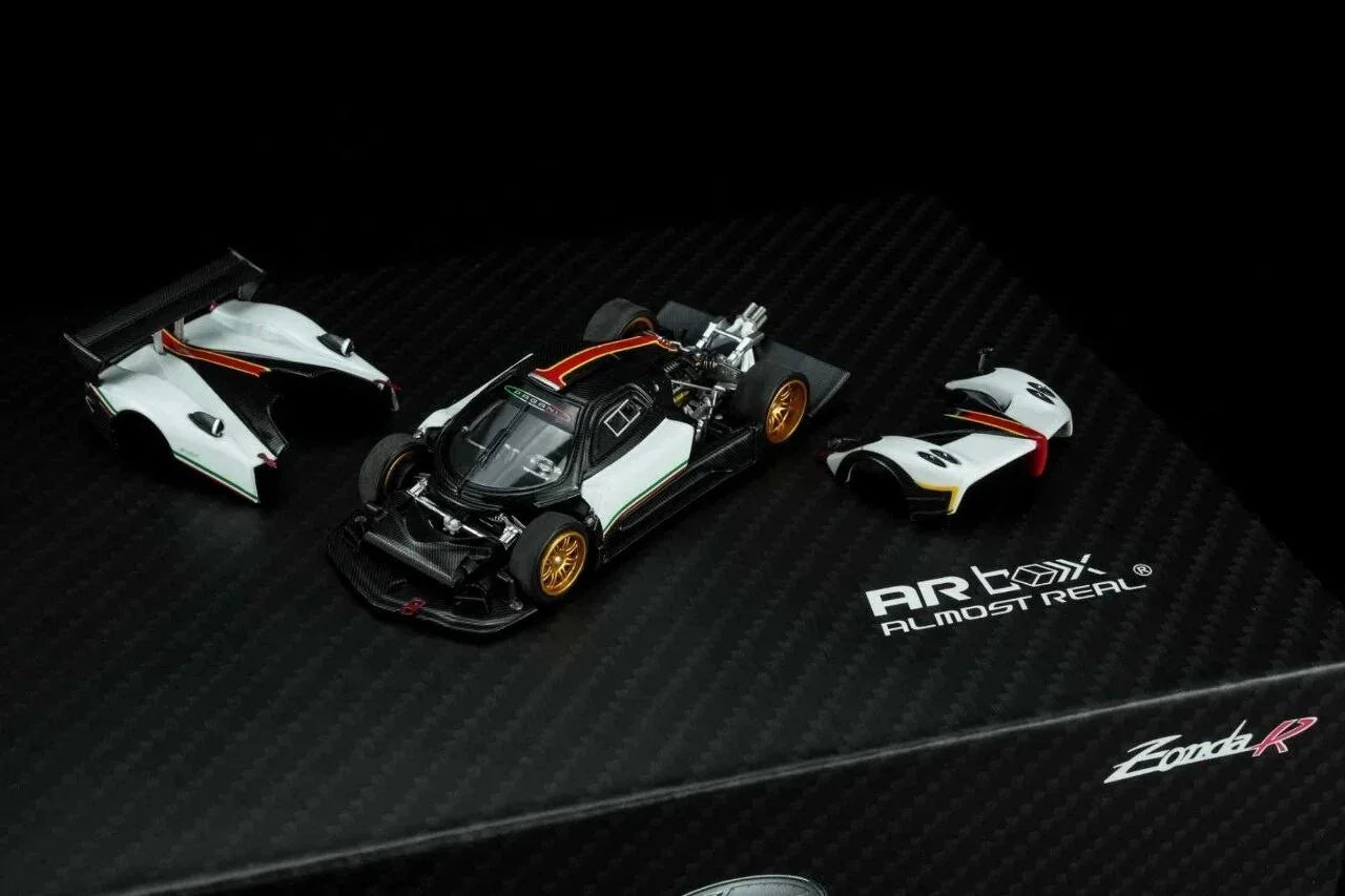 Premium scale diecast model car – *HEC 2026* Pagani Zonda R, 1:64 Scale (White) Collectible
