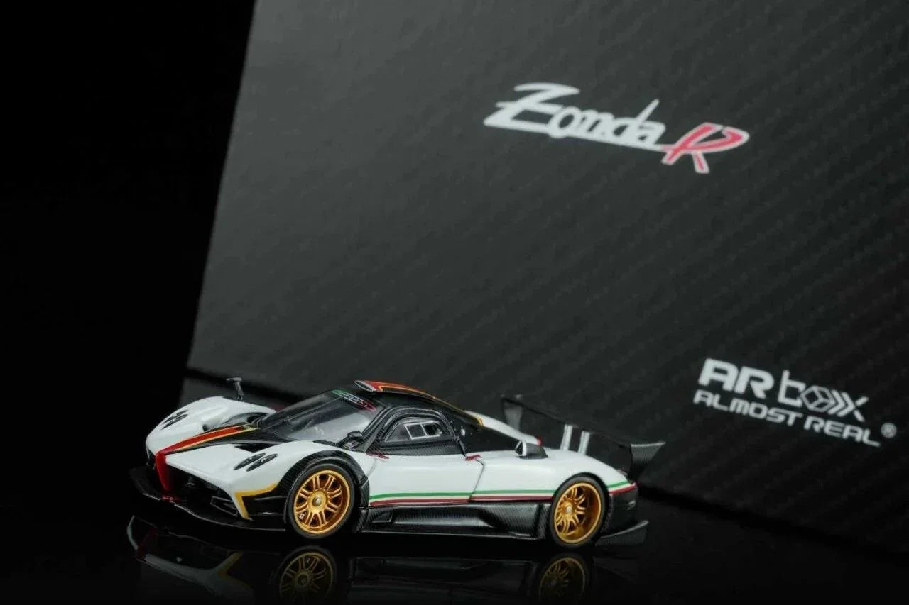 Premium scale diecast model car – *HEC 2026* Pagani Zonda R, 1:64 Scale (White) Collectible