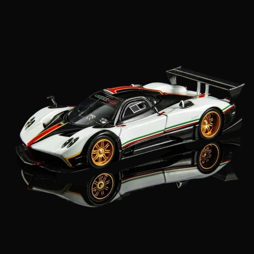 Premium scale diecast model car – *HEC 2026* Pagani Zonda R, 1:64 Scale (White) Collectible