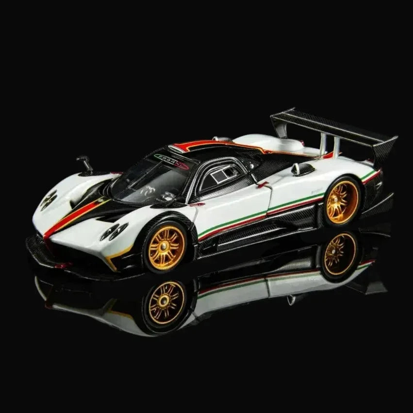 Premium scale diecast model car – *HEC 2026* Pagani Zonda R, 1:64 Scale (White) Collectible