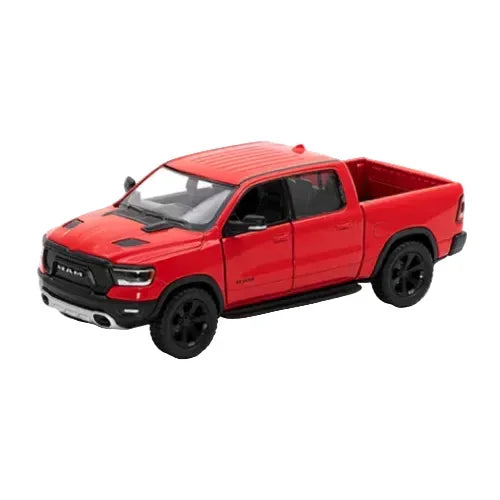 Premium scale diecast model car – Ram 1500 2019, 1:36 Scale (Red) Collectible