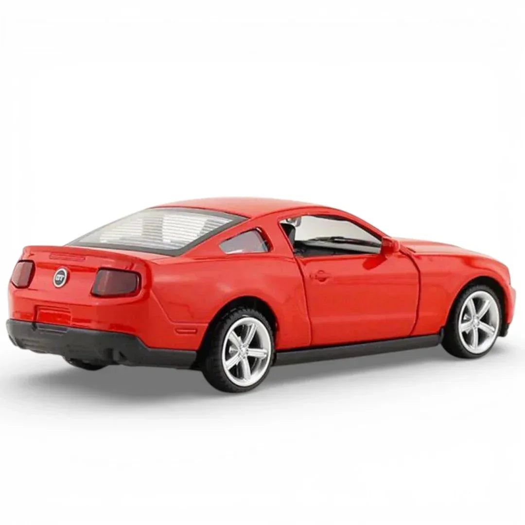 Premium scale diecast model car – Ford Mustang GT, 1:43 Scale (Red) Collectible
