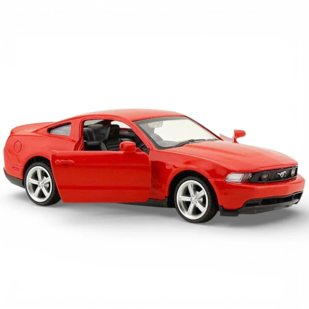 Premium scale diecast model car – Ford Mustang GT, 1:43 Scale (Red) Collectible