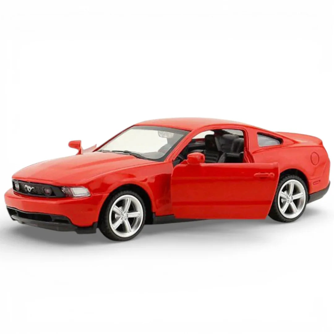 Premium scale diecast model car – Ford Mustang GT, 1:43 Scale (Red) Collectible