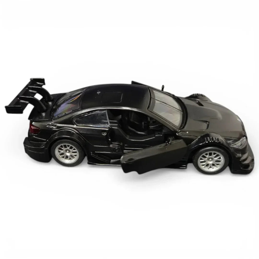 Premium scale diecast model car – BMW M3 DTM, 1:43 Scale (Black) Collectible