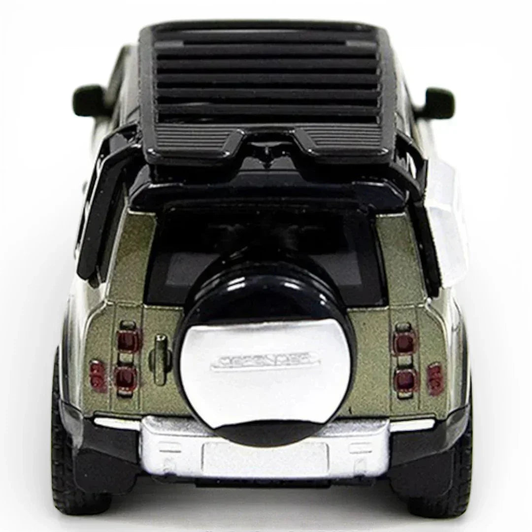 Premium scale diecast model car – Land Rover Defender 110 2020, 1:43 Scale (Green) Collectible