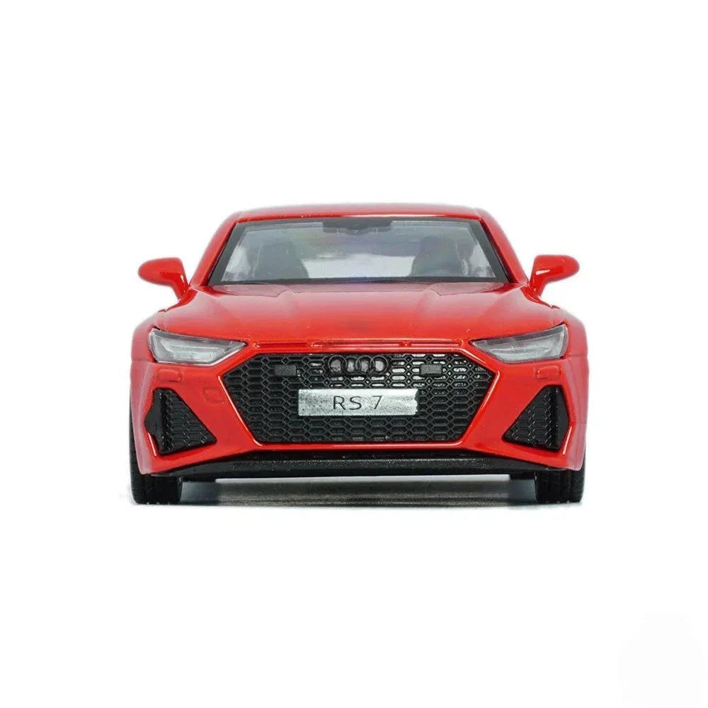 Premium scale diecast model car – Audi RS 7 Sportback, 1:43 Scale (Red) Collectible