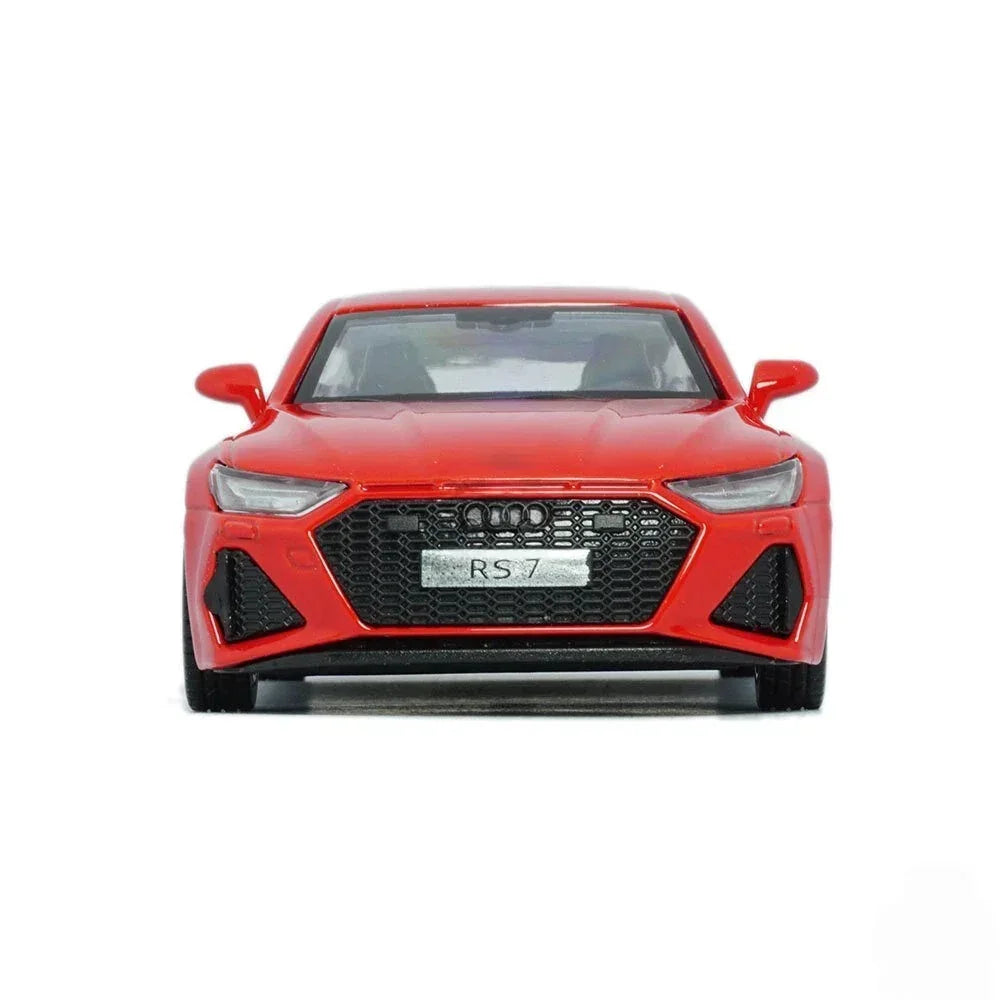 Premium scale diecast model car – Audi RS 7 Sportback, 1:43 Scale (Red) Collectible