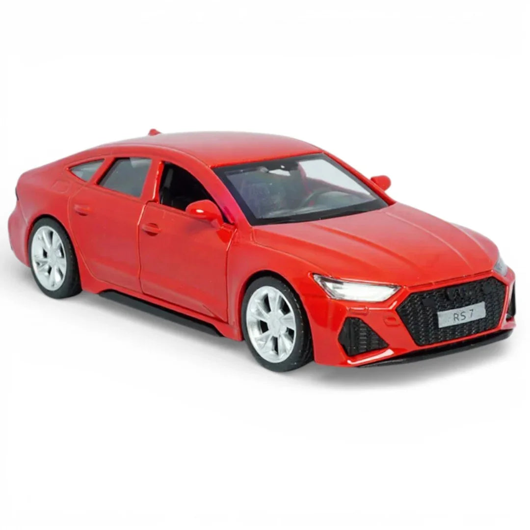 Premium scale diecast model car – Audi RS 7 Sportback, 1:43 Scale (Red) Collectible