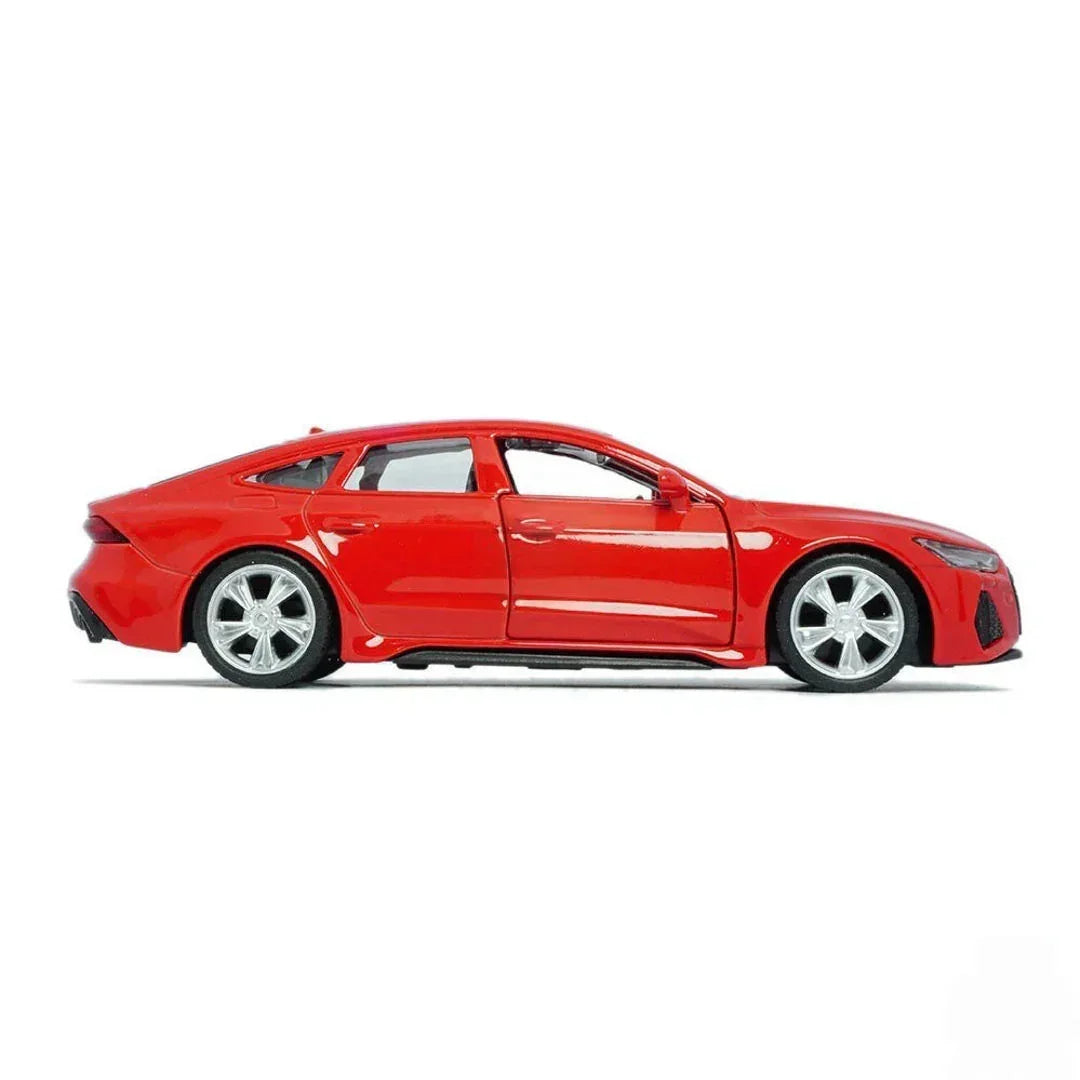Premium scale diecast model car – Audi RS 7 Sportback, 1:43 Scale (Red) Collectible