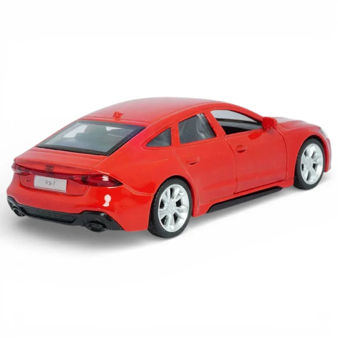 Premium scale diecast model car – Audi RS 7 Sportback, 1:43 Scale (Red) Collectible