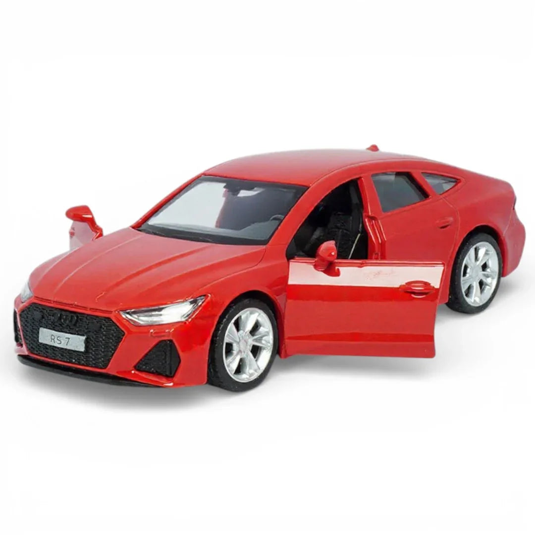 Premium scale diecast model car – Audi RS 7 Sportback, 1:43 Scale (Red) Collectible