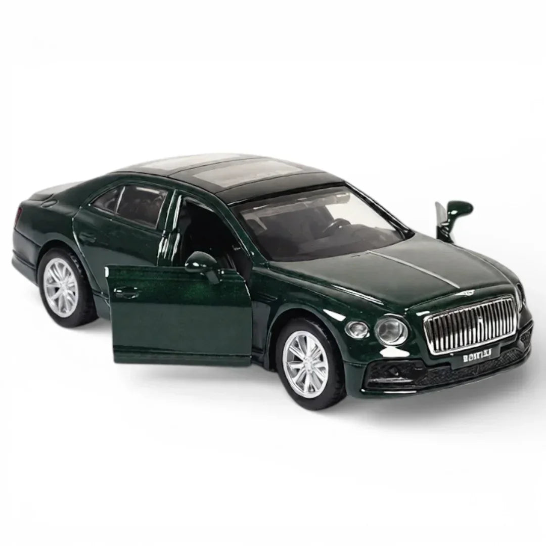 Premium scale diecast model car – Bentley Flying Spur Hybrid, 1:43 Scale (Green) Collectible