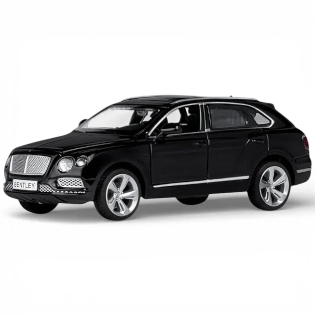 Premium scale diecast model car – Bentley Bentayga, 1:32 Scale (Black) Collectible