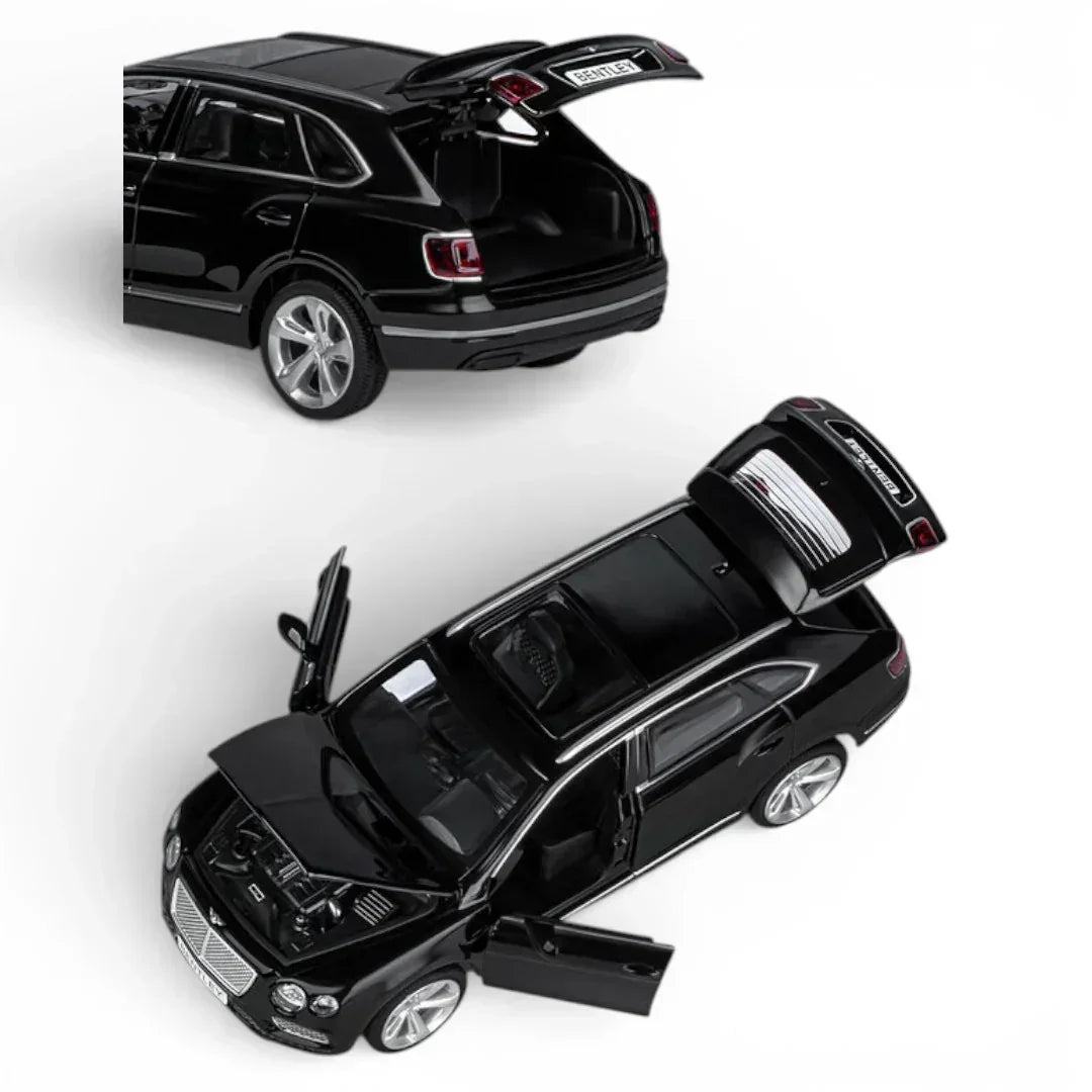 Premium scale diecast model car – Bentley Bentayga, 1:32 Scale (Black) Collectible
