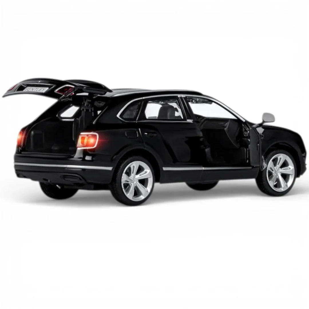 Premium scale diecast model car – Bentley Bentayga, 1:32 Scale (Black) Collectible