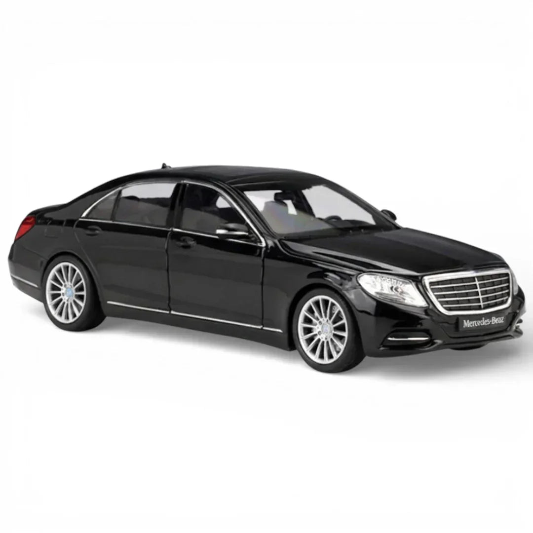 Premium scale diecast model car – Mercedes-Benz S 600, 1:32 Scale (Black) Collectible