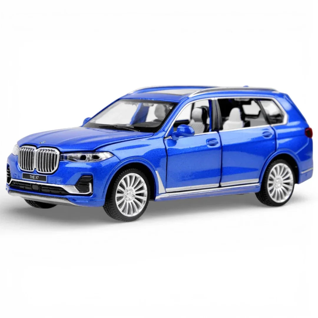 Premium scale diecast model car – BMW X7, 1:32 Scale (Blue) Collectible