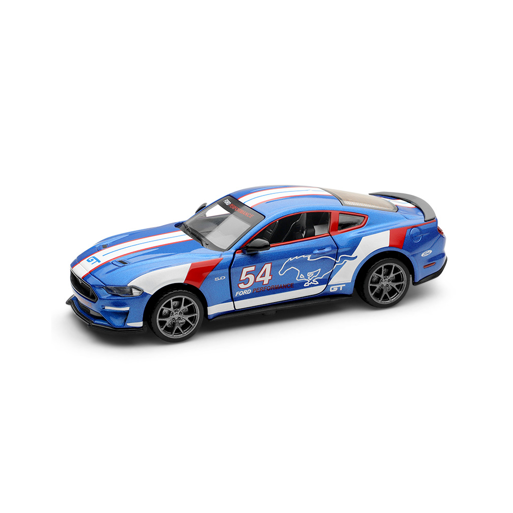 Premium scale diecast model car – Ford Mustang GT, 1:32 Scale (Blue) Collectible