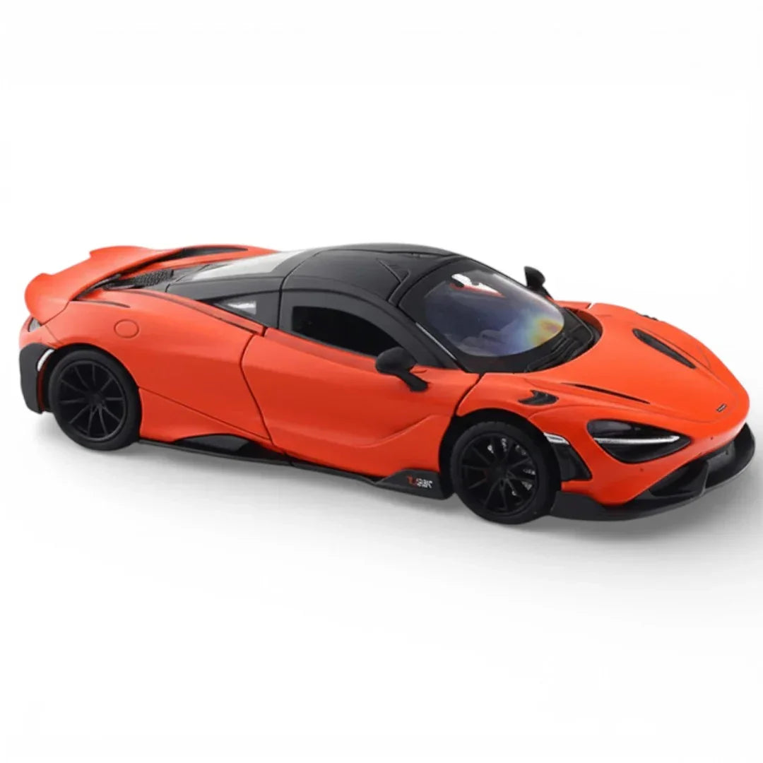 Premium scale diecast model car – McLaren 765 LT, 1:32 Scale (Red) Collectible