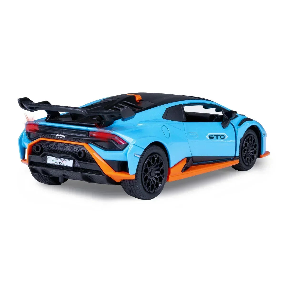 Premium scale diecast model car – Lamborghini Huracan STO, 1:43 Scale (Blue) Collectible