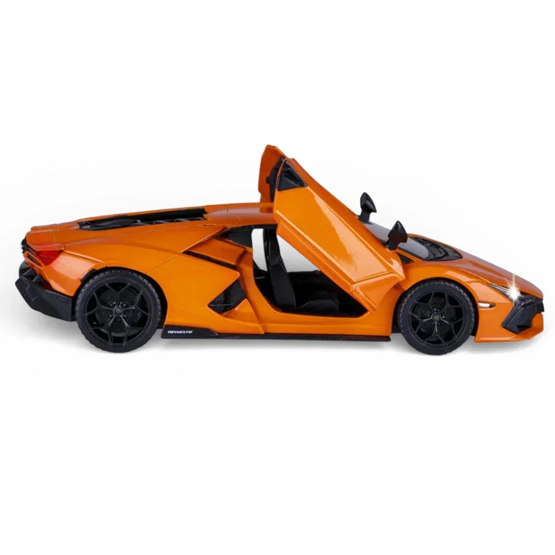 Premium scale diecast model car – Lamborghini Revuelto, 1:32 Scale (Orange) Collectible