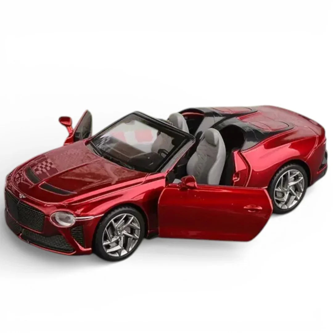 Premium scale diecast model car – Bentley Bacalar, 1:32 Scale (Red) Collectible