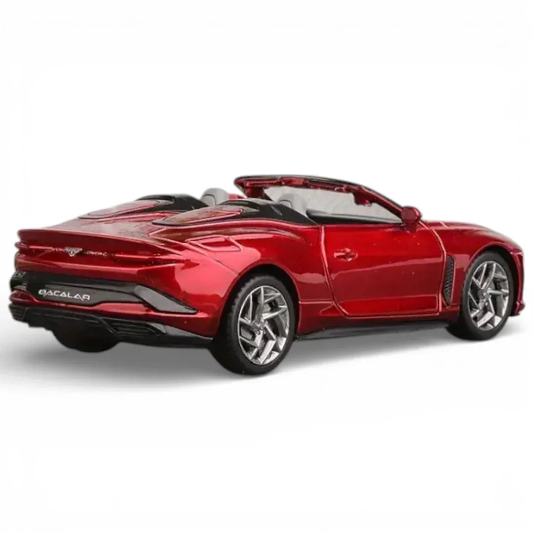 Premium scale diecast model car – Bentley Bacalar, 1:32 Scale (Red) Collectible