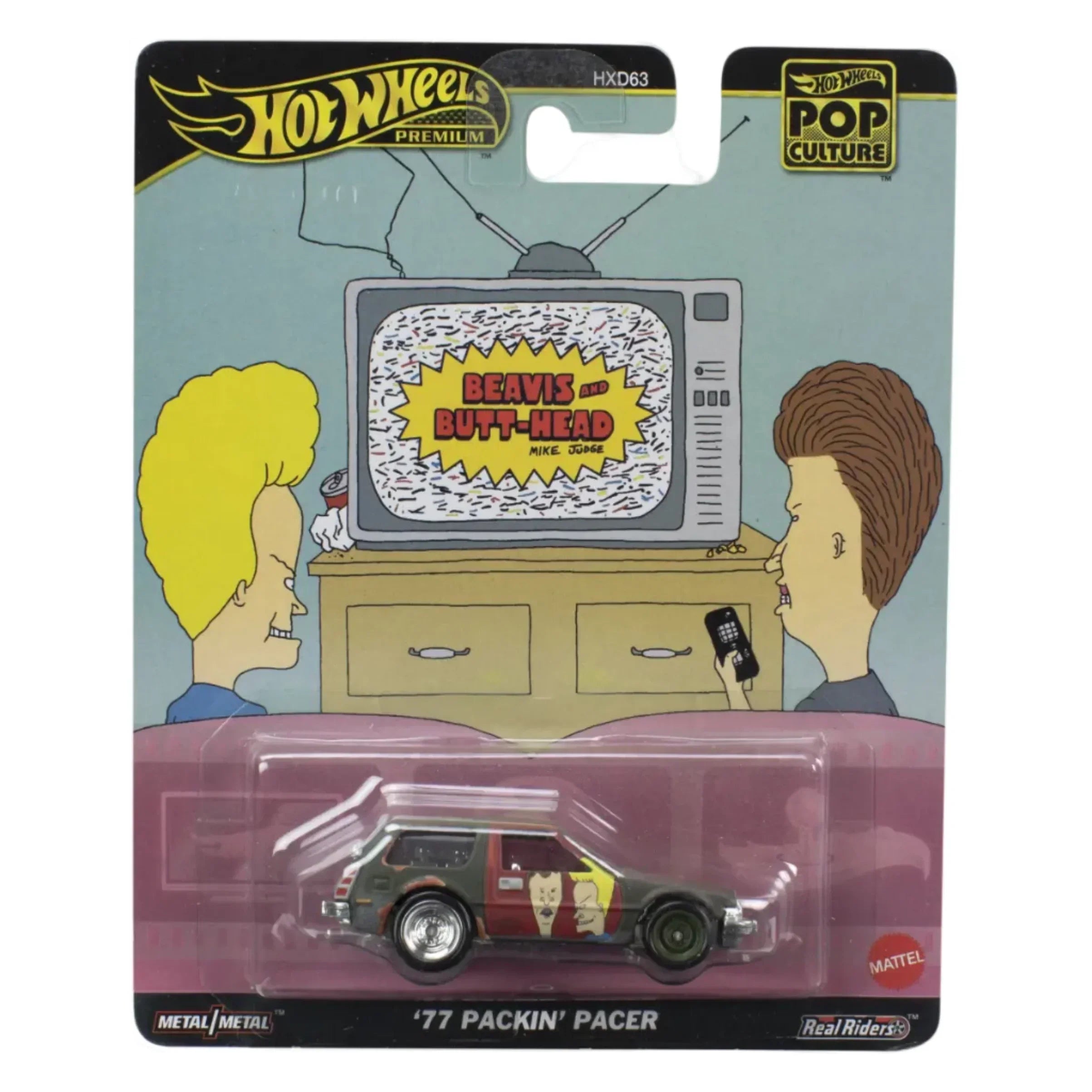Premium scale diecast model car – Pop Culture '77 Packin Pacer, 1:64 Scale (Green) Collectible