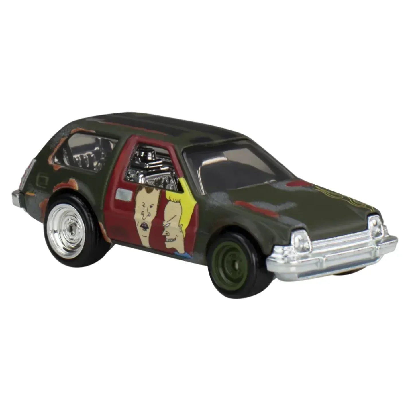 Premium scale diecast model car – Pop Culture '77 Packin Pacer, 1:64 Scale (Green) Collectible