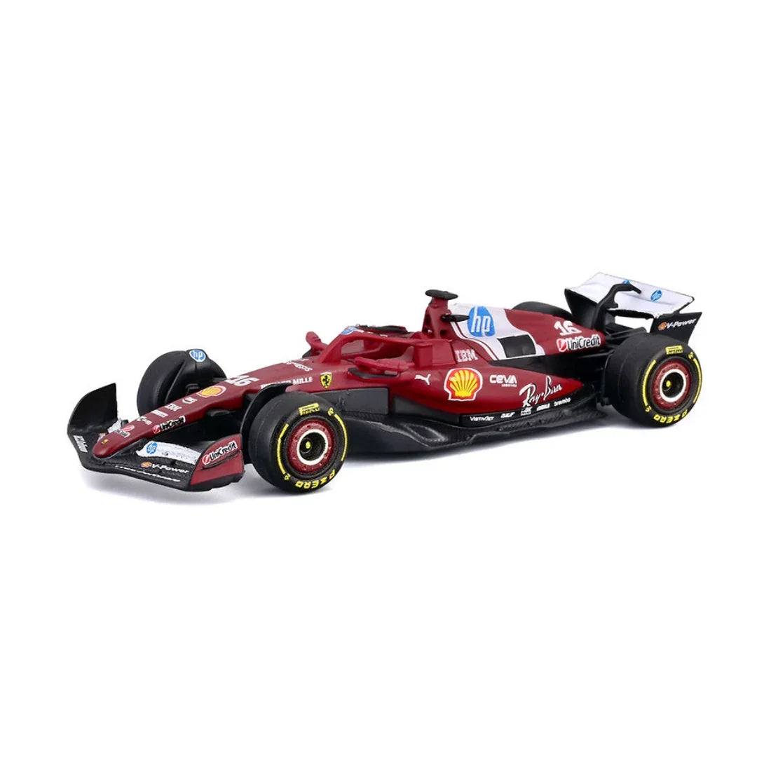 F1 Ferrari SF-25 Formula 1 Car (Charles Leclerc) #16, 1:64 Scale