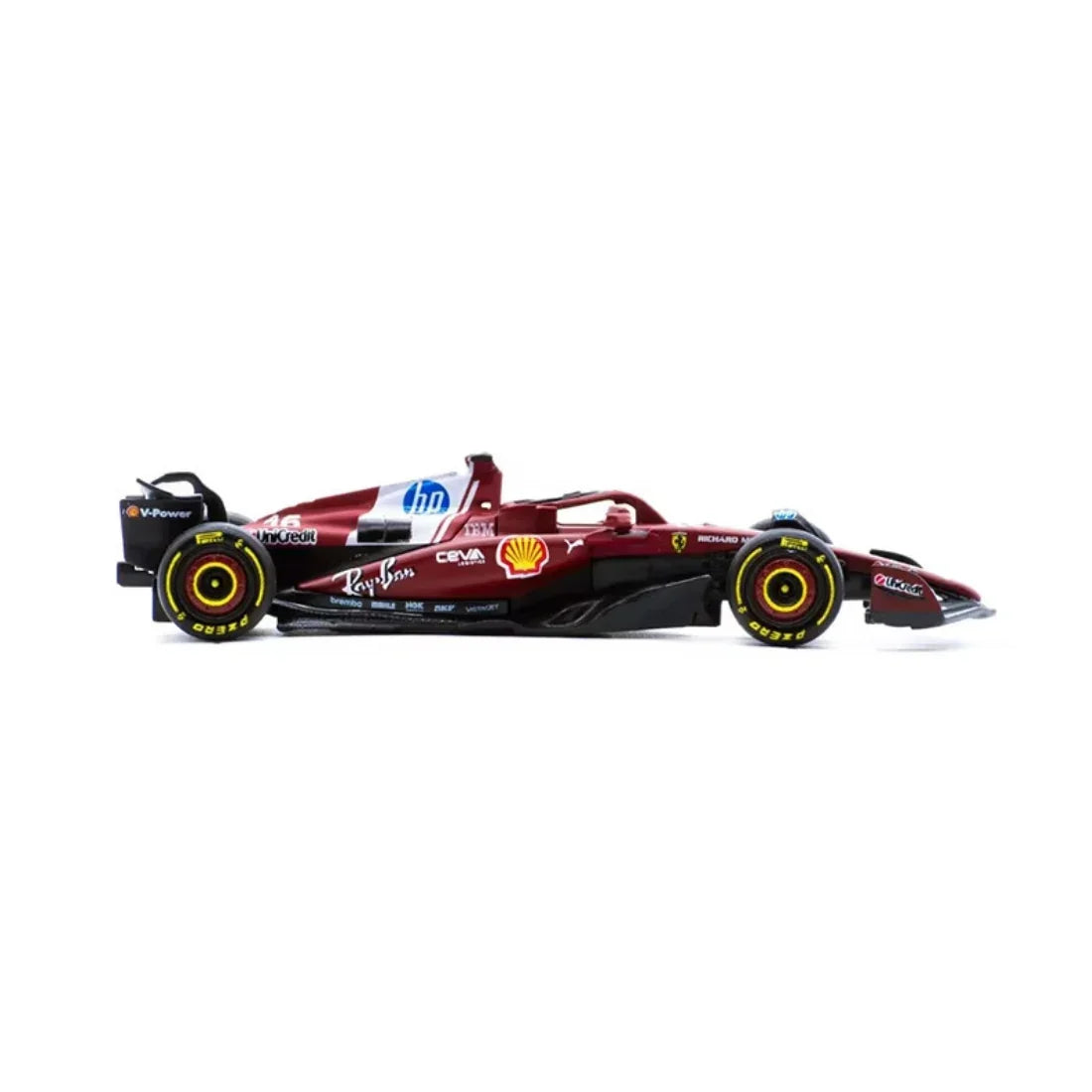 F1 Ferrari SF-25 Formula 1 Car (Charles Leclerc) #16, 1:64 Scale