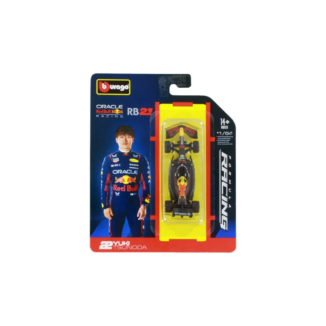 F1 Oracle Red Bull Racing (22 Yuki Tsunoda), 1:64 Scale