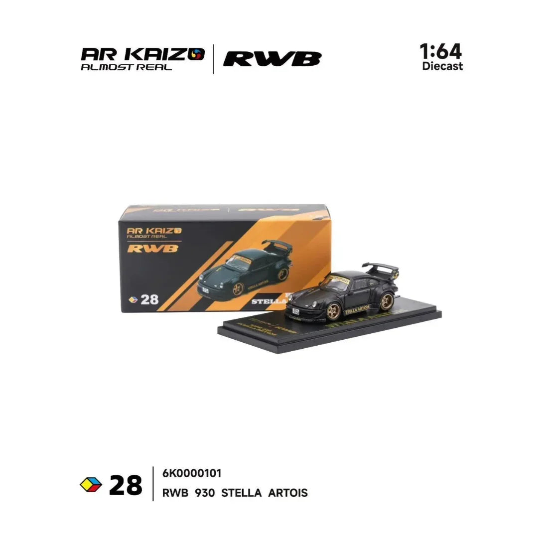 Premium scale diecast model car – *PRE-ORDER* RWB 993 Army Girl, 1:64 Scale Collectible