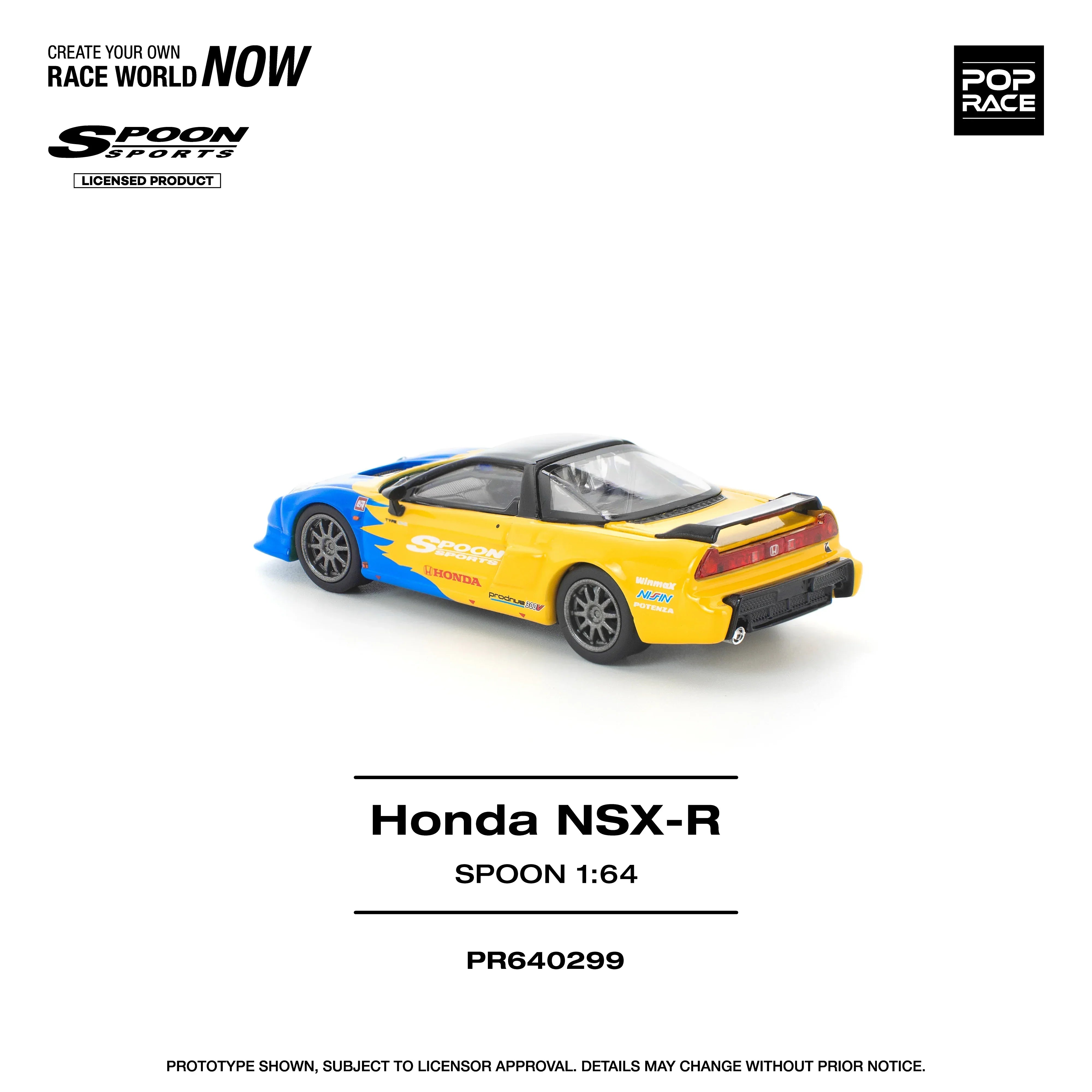 Premium scale diecast model car – *PRE-ORDER* Honda NSX-R Spoon, 1:64 Scale Collectible