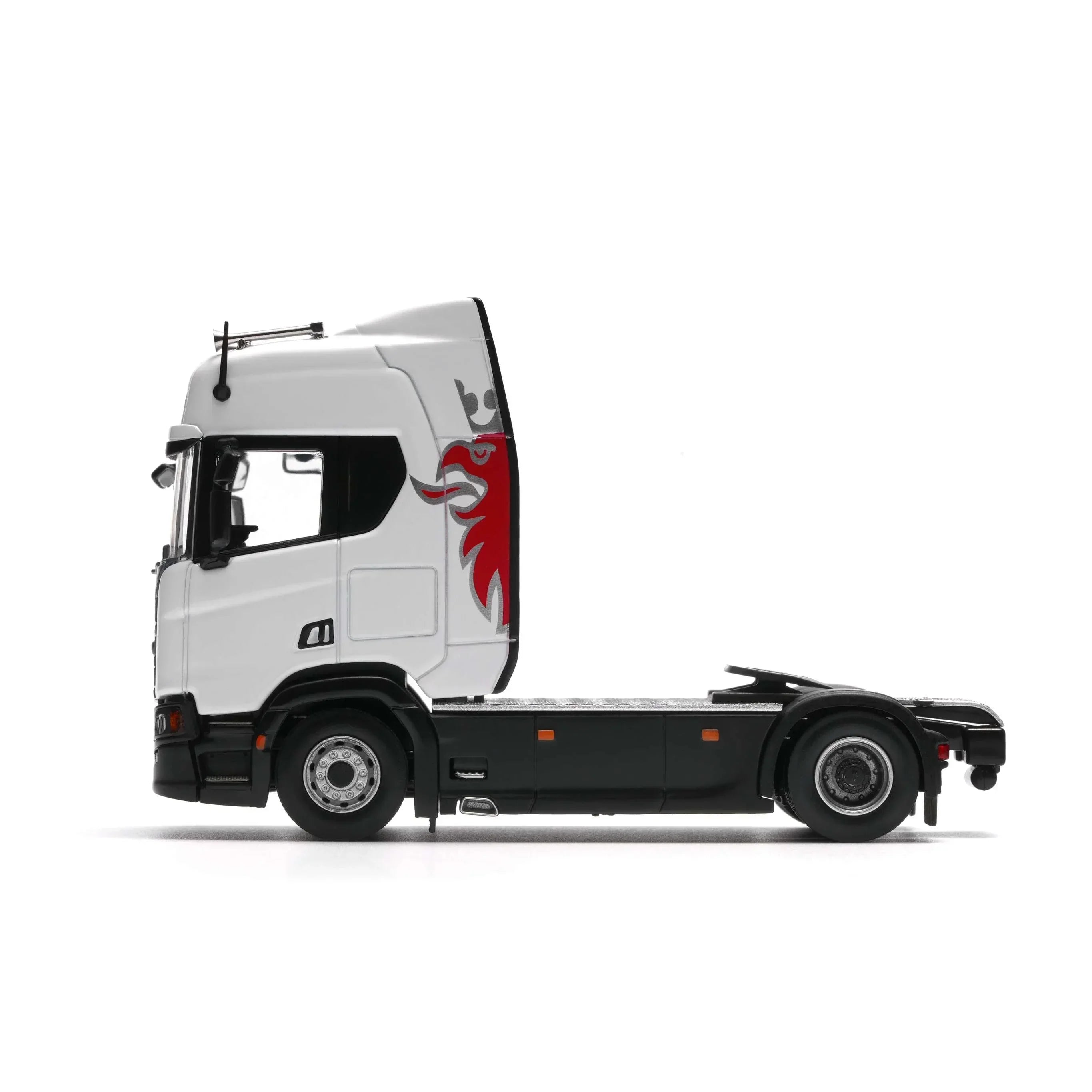 Premium scale diecast model car – Scania R500, 1:64 Scale (White) Collectible
