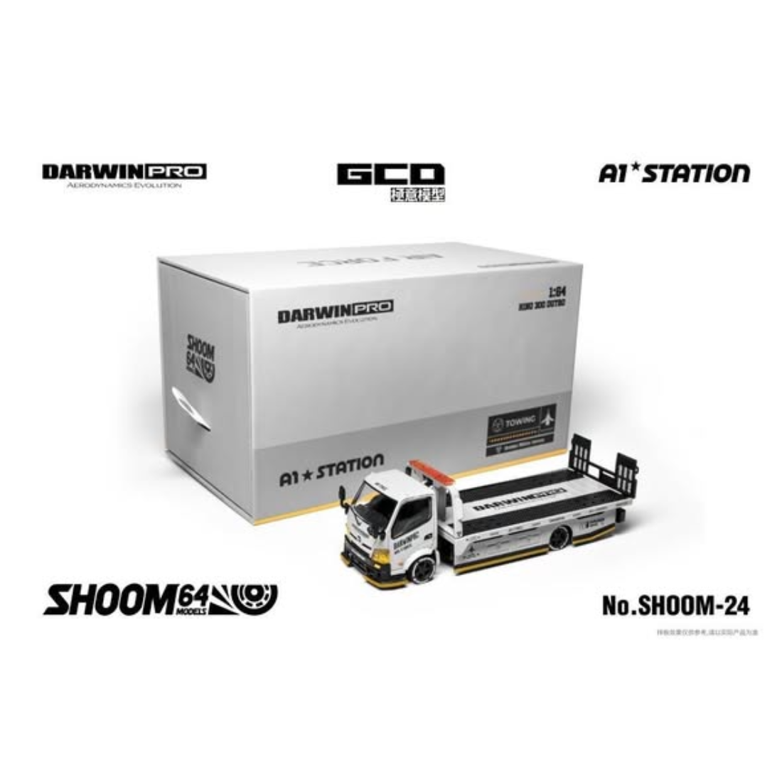 *PRE-ORDER* Hino300 & Darwin PRO Airforce Grey Truck, 1:64 Scale