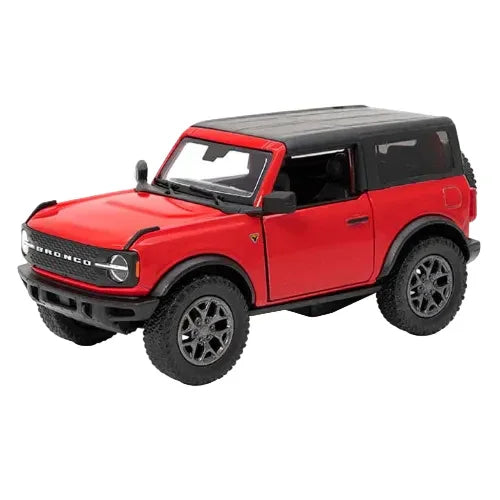 Premium scale diecast model car – Ford Bronco (Hard Top) 2022, 1:36 Scale (Red) Collectible
