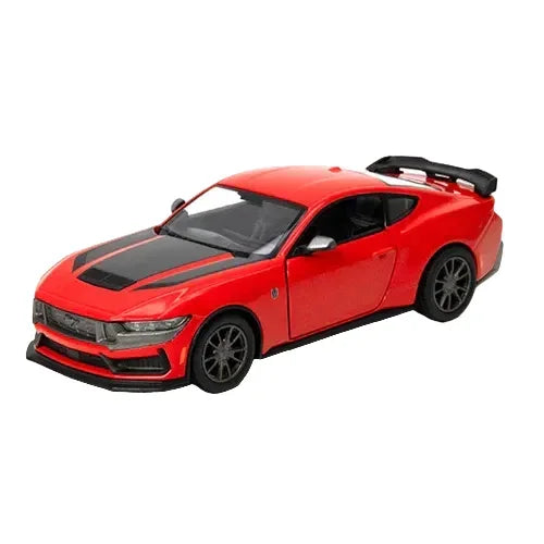 Premium scale diecast model car – Ford Mustang Dark Horse 2024, 1:36 Scale (Red) Collectible