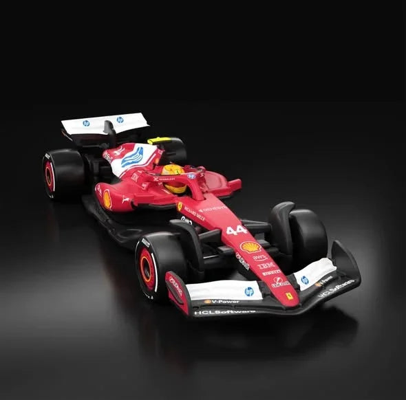 Premium scale diecast model car – F1 2025 Ferrari HP #44 (Scuderia Ferrari HP), 1:64 Scale (Maroon) Collectible