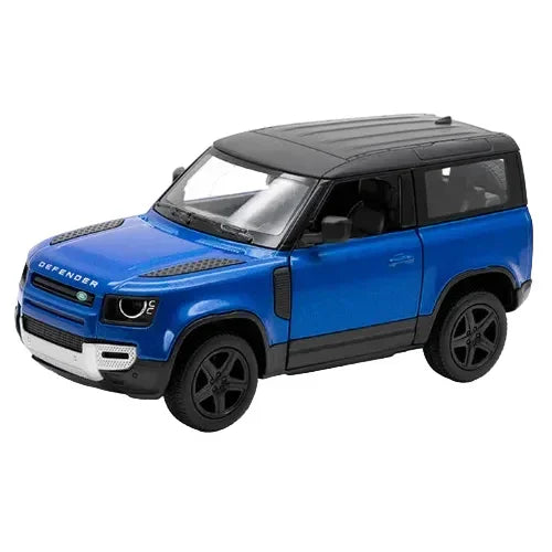 Premium scale diecast model car – Land Rover Defender 90, 1:36 Scale (Blue) Collectible