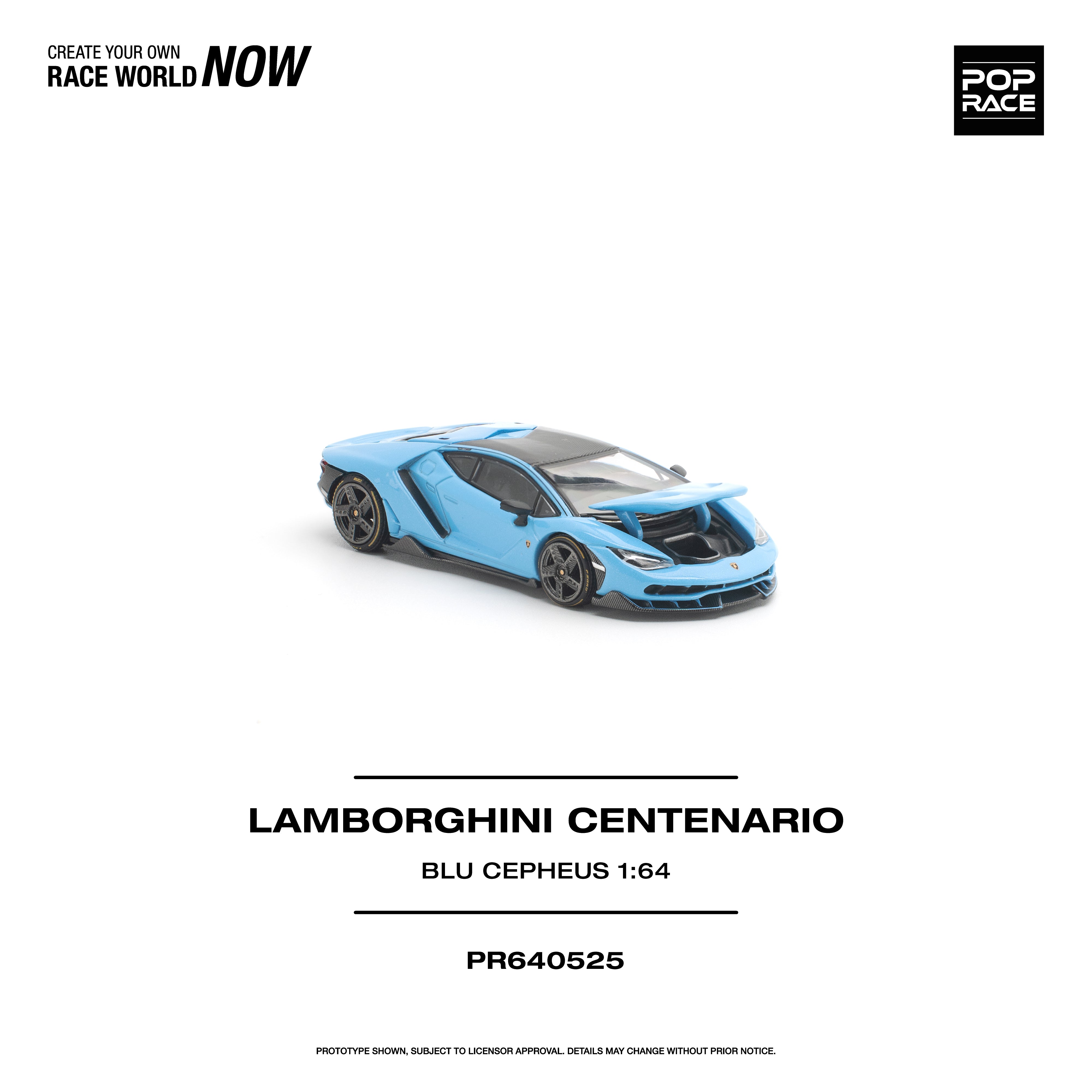*PRE-ORDER* Lamborghini CENTENARIO BLU CEPHEUS, 1:64 Scale
