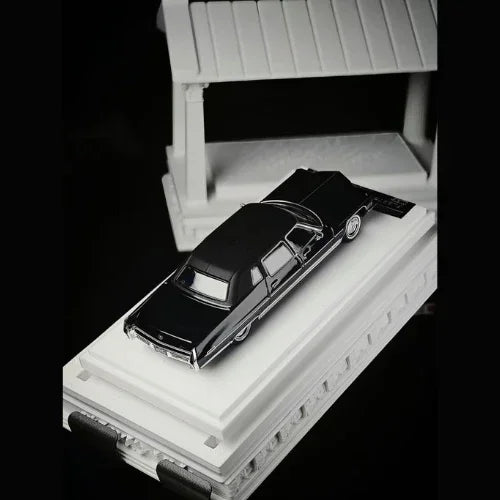 Premium scale diecast model car – *HEC 2026* Cadillac Fleetwood 75, 1:64 Scale (Black) Collectible