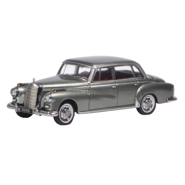 Premium scale diecast model car – Mercedes-Benz 300D 1959, 1:64 Scale (Sage Green) Collectible