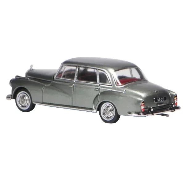 Premium scale diecast model car – Mercedes-Benz 300D 1959, 1:64 Scale (Sage Green) Collectible
