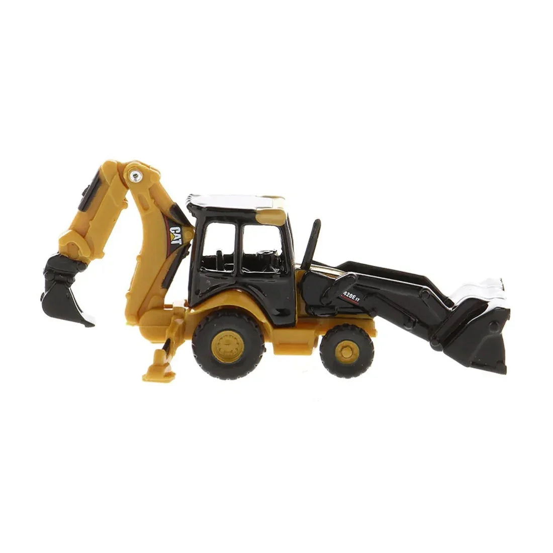 Premium scale diecast model Trailer – 420E Backhoe Loader, 1:64 Scale (Yellow) Collectible