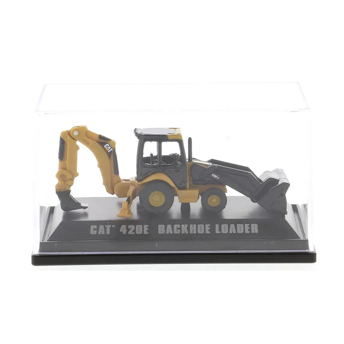 Premium scale diecast model Trailer – 420E Backhoe Loader, 1:64 Scale (Yellow) Collectible