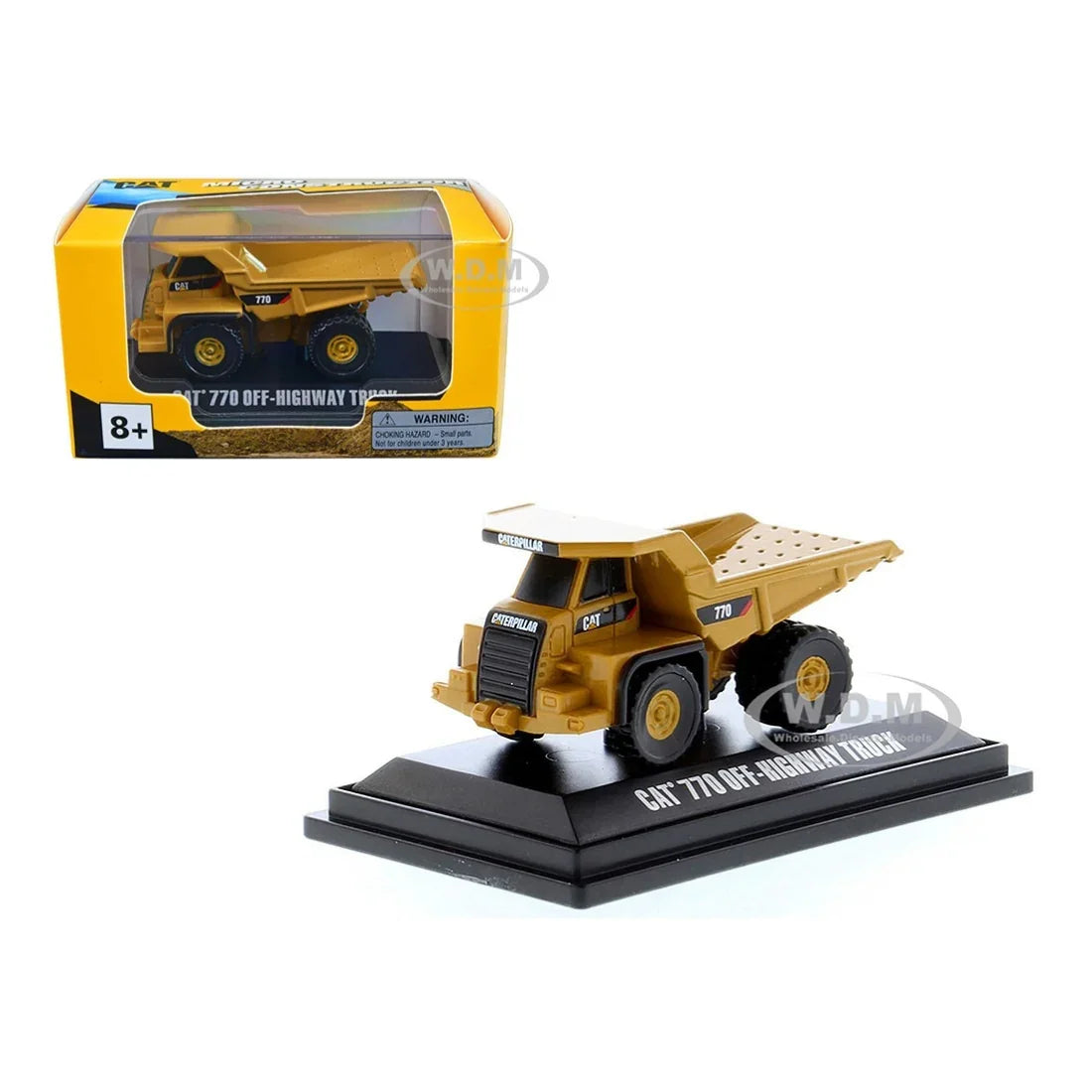 Premium scale diecast model Trailer – 770 Off-Highway Truck, 1:64 Scale (Yellow) Collectible