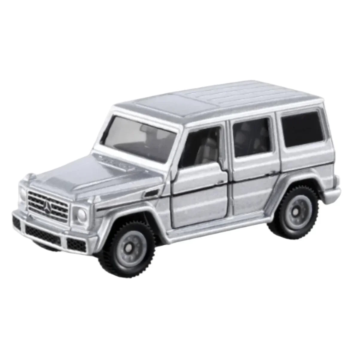 Premium scale diecast model car – Tomica No.35 Mercedes-Benz G-Class, 1:62 Scale (Silver) Collectible