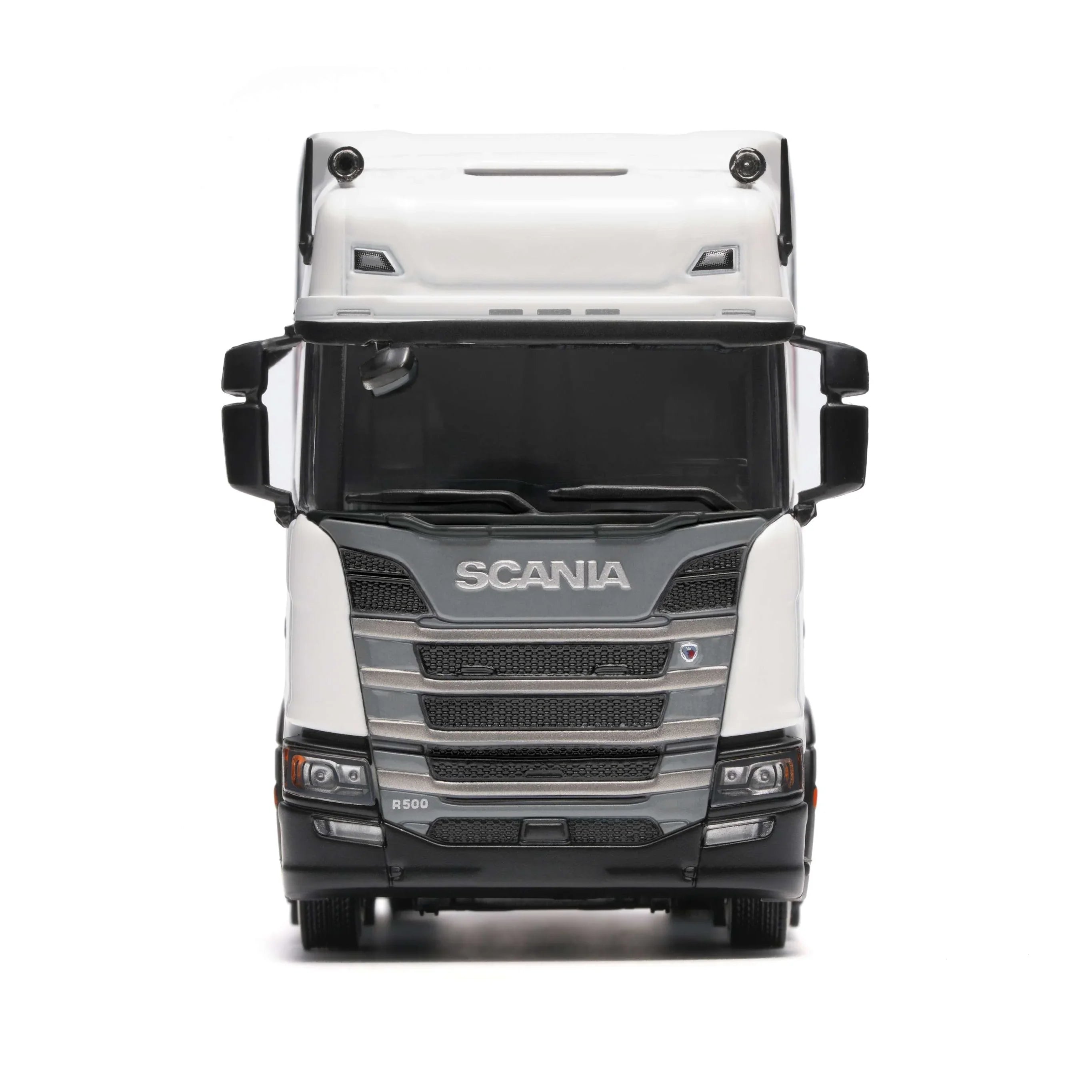 Premium scale diecast model car – Scania R500, 1:64 Scale (White) Collectible